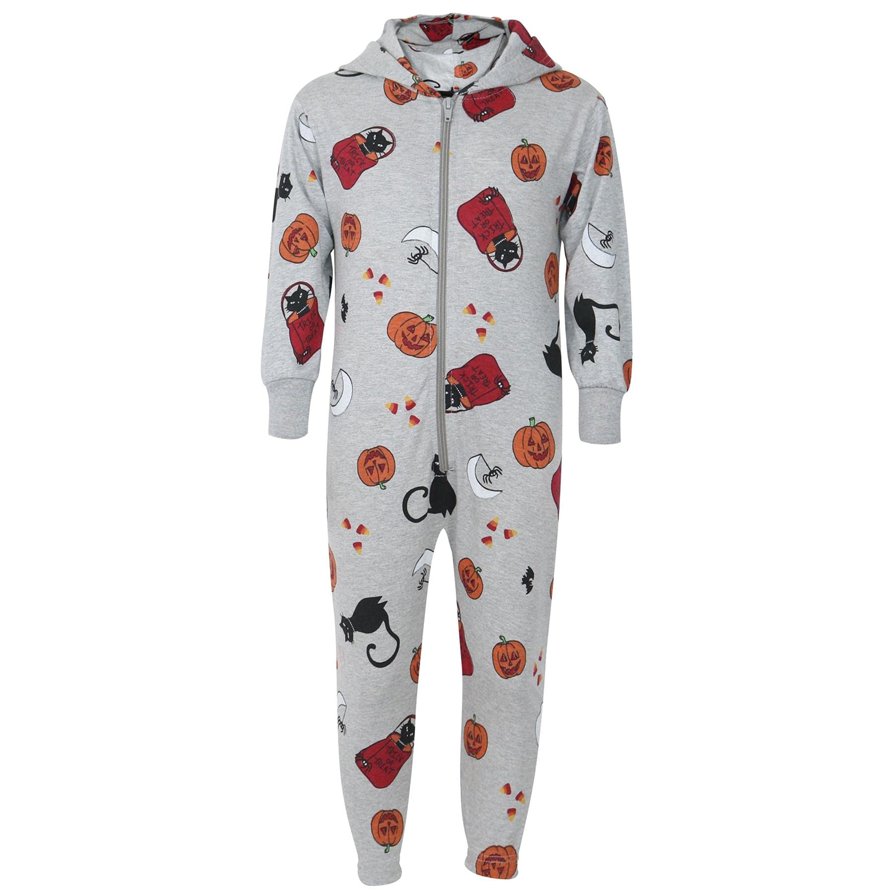 A2z 4 Kids Girls Grey Boys Jumpsuit Halloween Cotton - Cotton Onesie Halloween _7-8