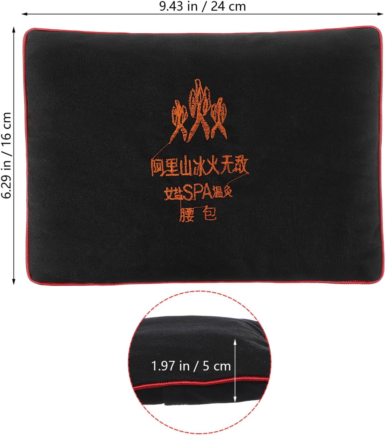 Portable Heating Neck Warmer Pad for Relaxation Microwaveable Waist Cushion Soothing Mineral Salt Design for Back Neck and Joint Relief