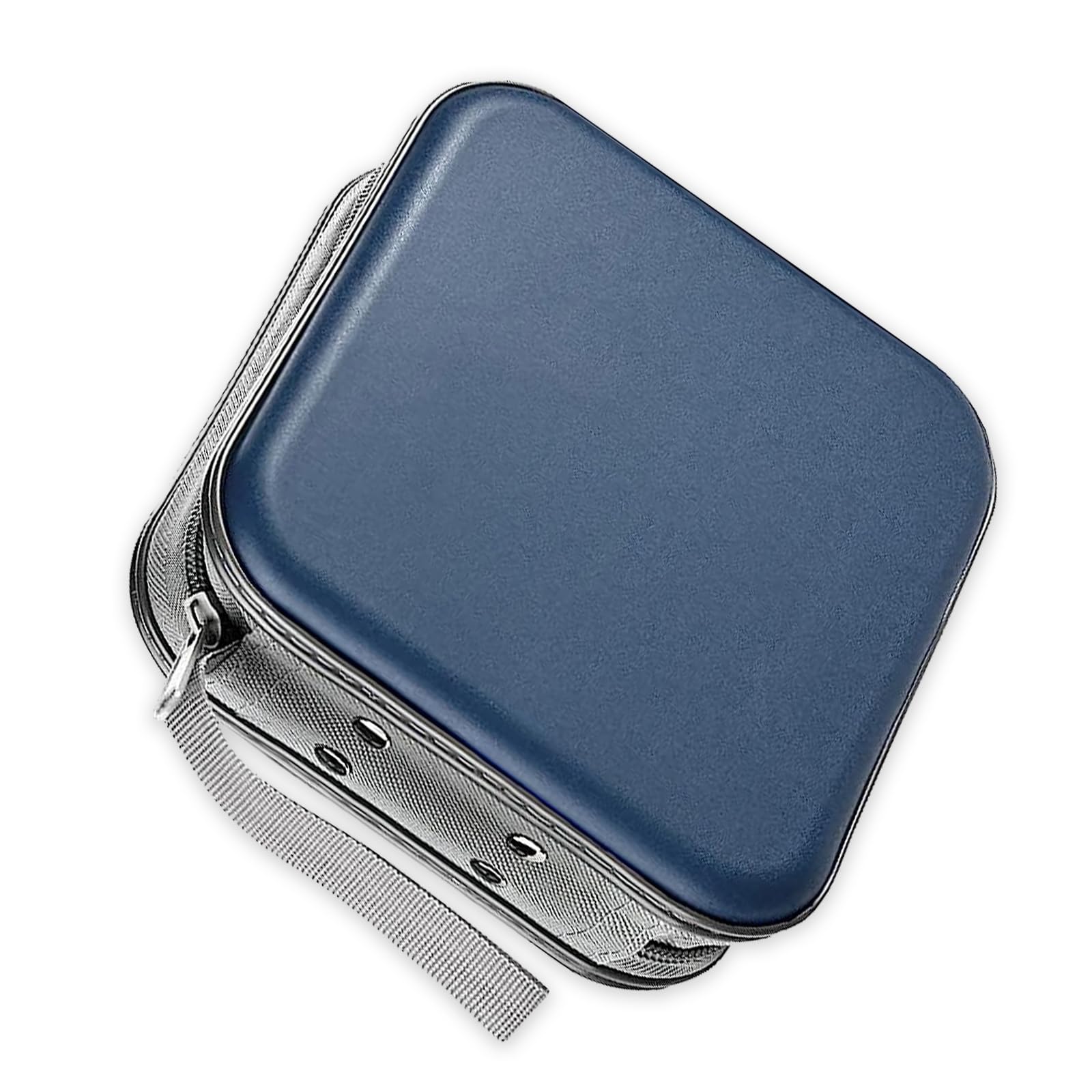 1 PC CD Case, DVDs Wallet Holder, Plastic Storage Box with 40 Booklets, Universal Portable Waterroof DVD Case with 40 Discs Heavy Bags for Home Car (Blue)