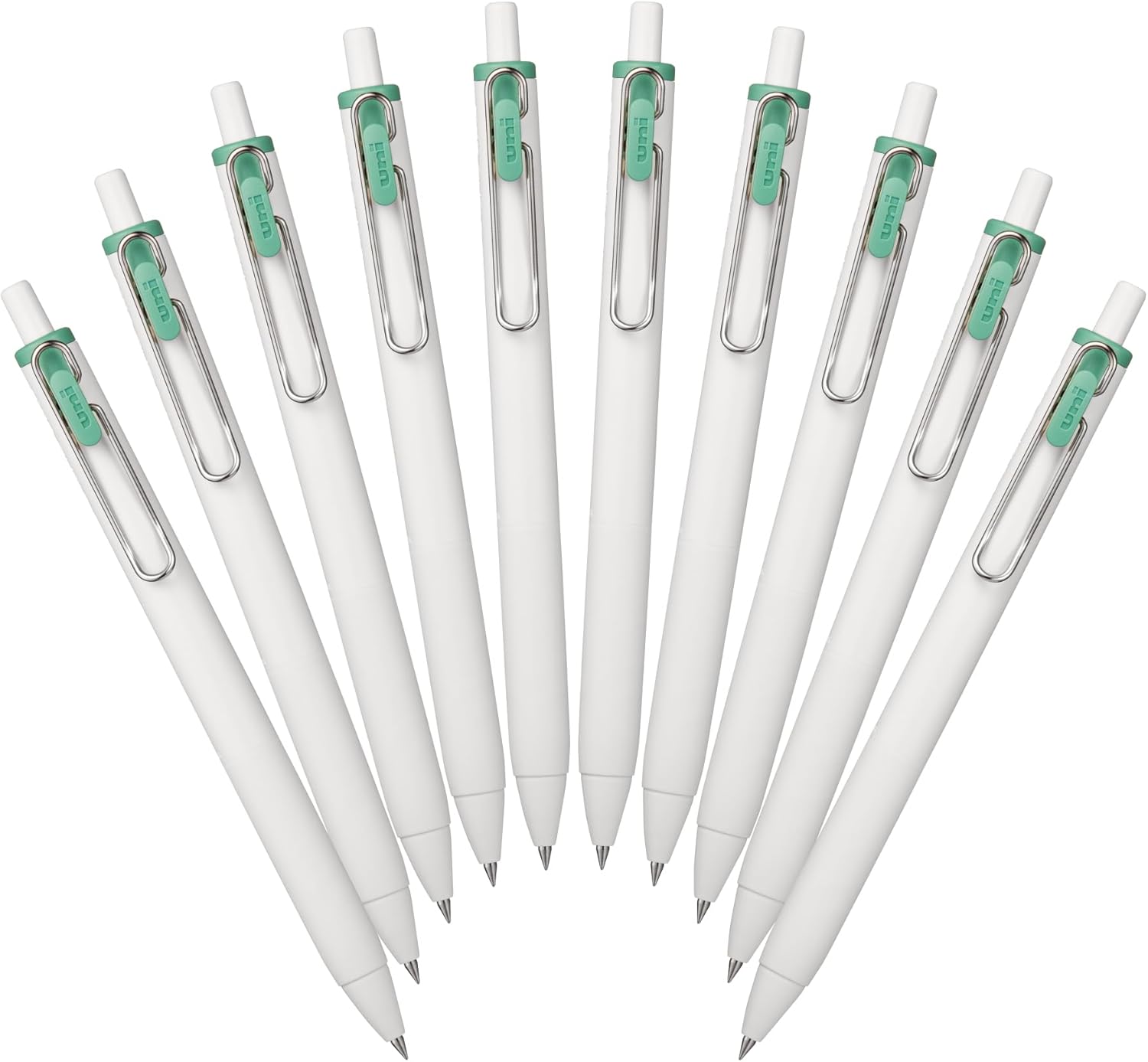 Mitsubishi Pencil Uni-Ball One Gel Ballpoint Pen, 0.5, Ganache, 10 Pieces, Hako UMNS05.21, 10P