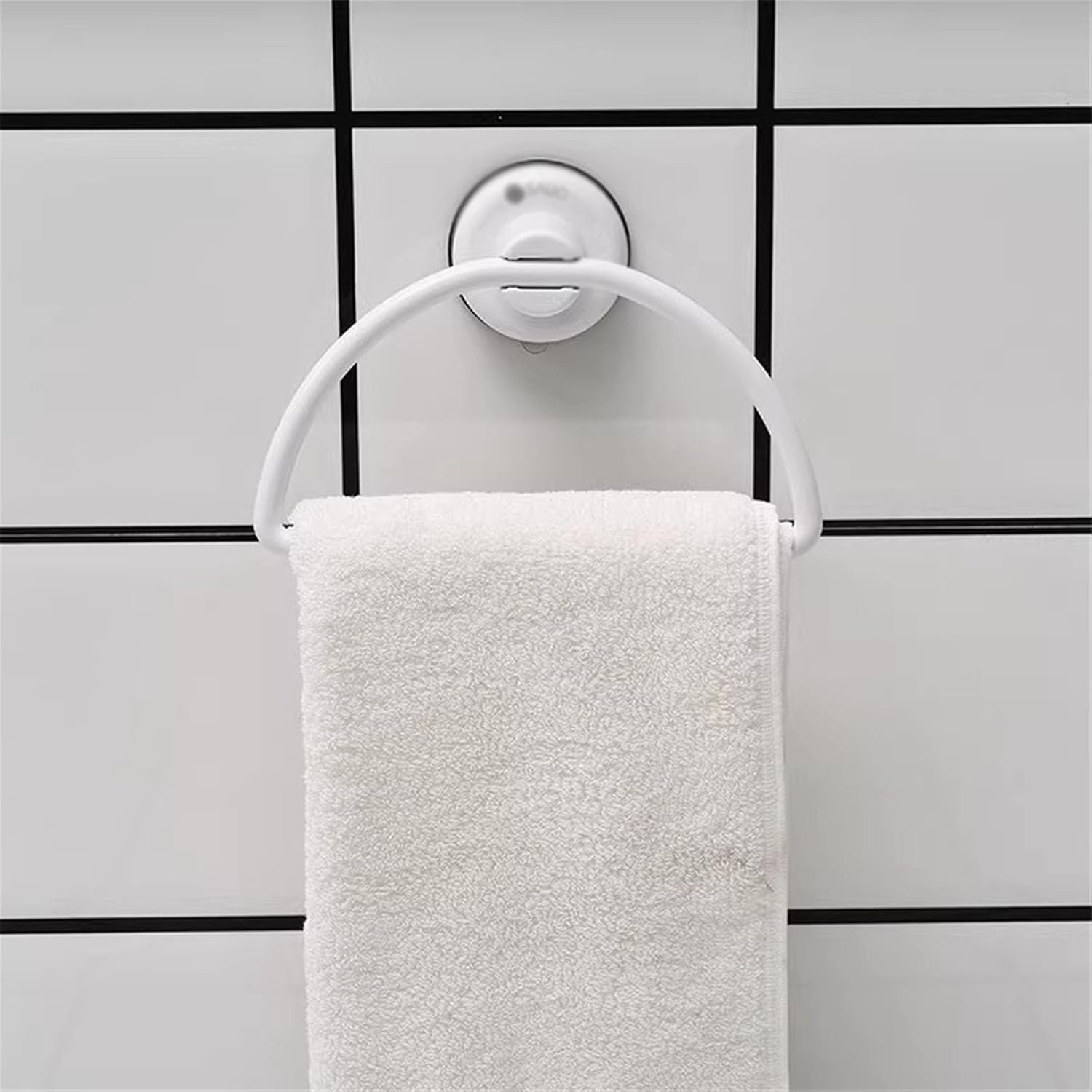 Towel Ring Wall Mounted Towel Rack Hanging Ring Bathroom for Bath, Kitchen, Hotel