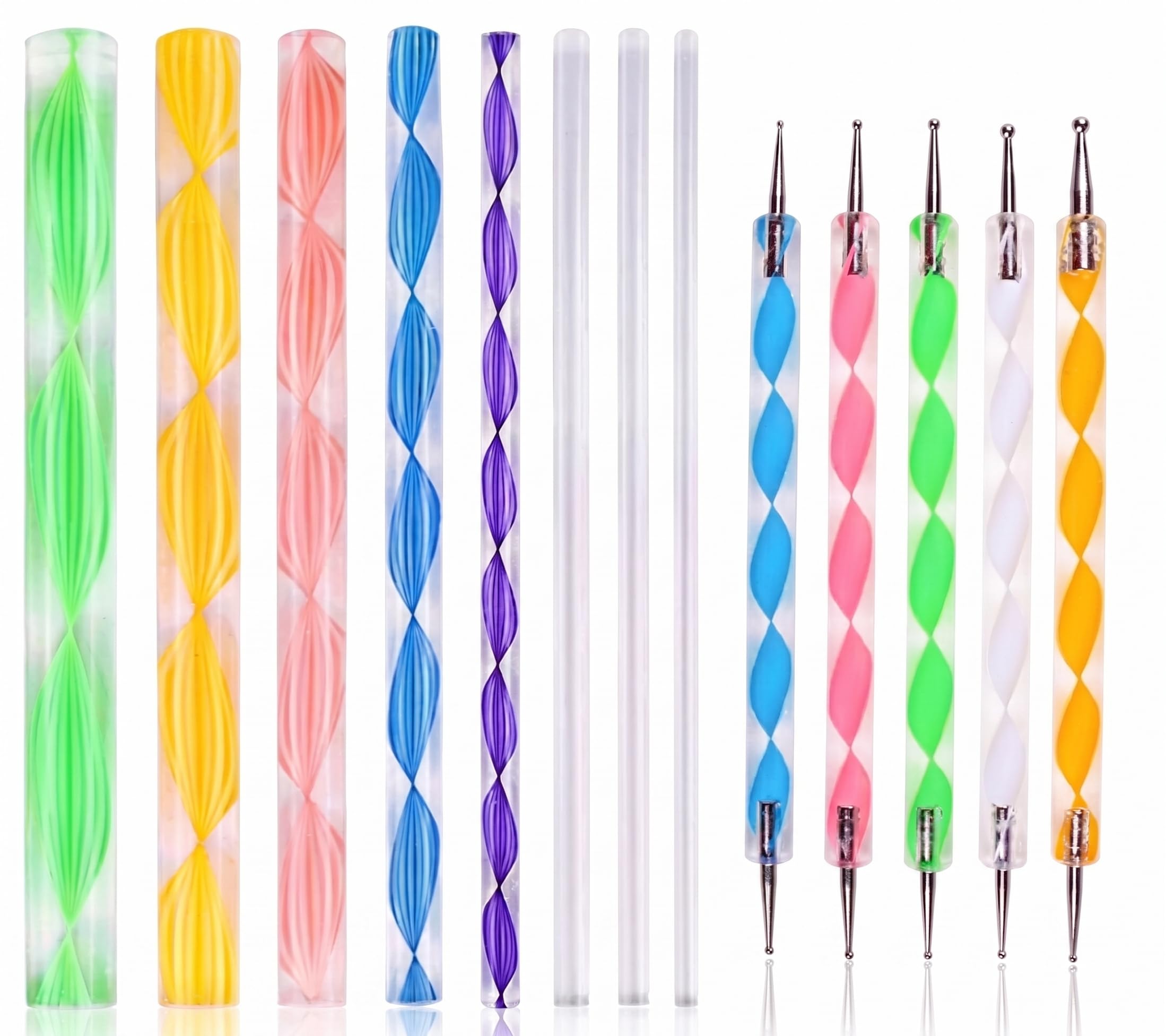 ART RANGER Mandala Dotting Tools Set for Painting, Rock Art, Nail Art & Polymer Clay – 13 Pcs Multicolor Ball Stylus Pen Kit for Mandala Painting, Clay Modeling, DIY Craft & Dot Art Supplies-image-7