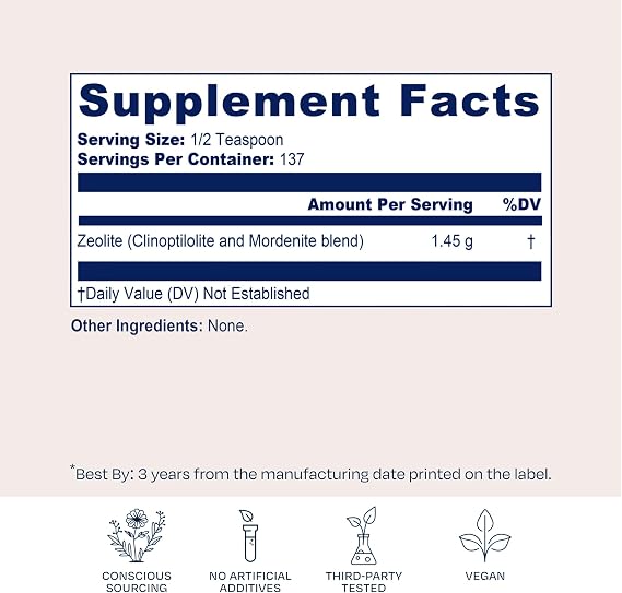 Biopure Health ZeoBind | Natural Binding Support | 137 Servings