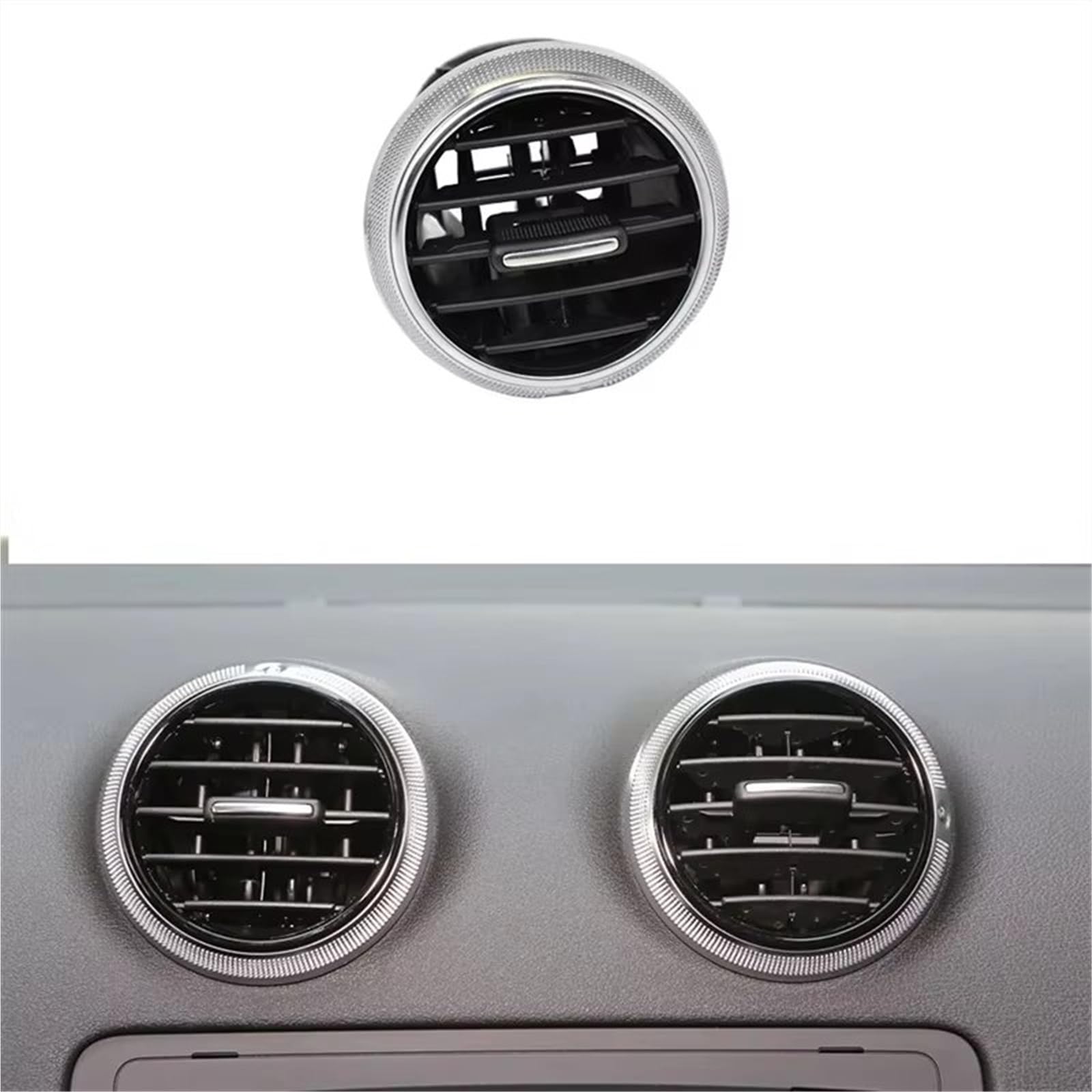 Griglia Ventilazione Compatibile Con Per A3 Per S LINE 2008-2012 Cruscotto Anteriore Dash Uscita Aria Ventilazione AC Sfiato Termico 8P0820901 8P0820901A