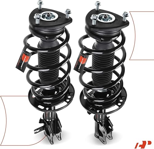 Miniatura 8 de A-Premium Conjunto completo de puntal y resorte helicoidal delantero compatible con Mazda CX-5 2013 2014 2015 2016, FWD, juego de 2 piezas