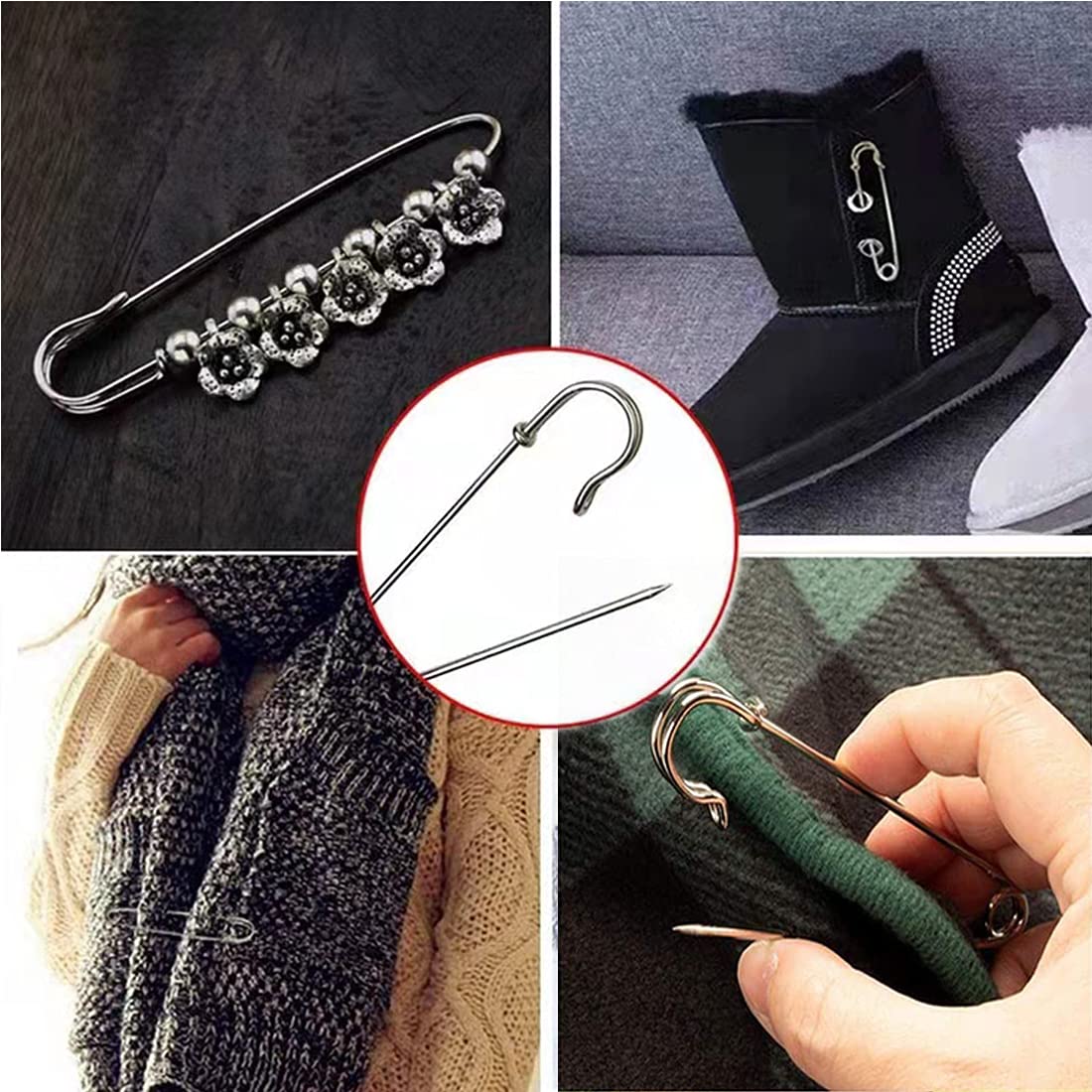 Lot De 30 épingles à Nourrice Dorées En Acier Inoxydable Avec