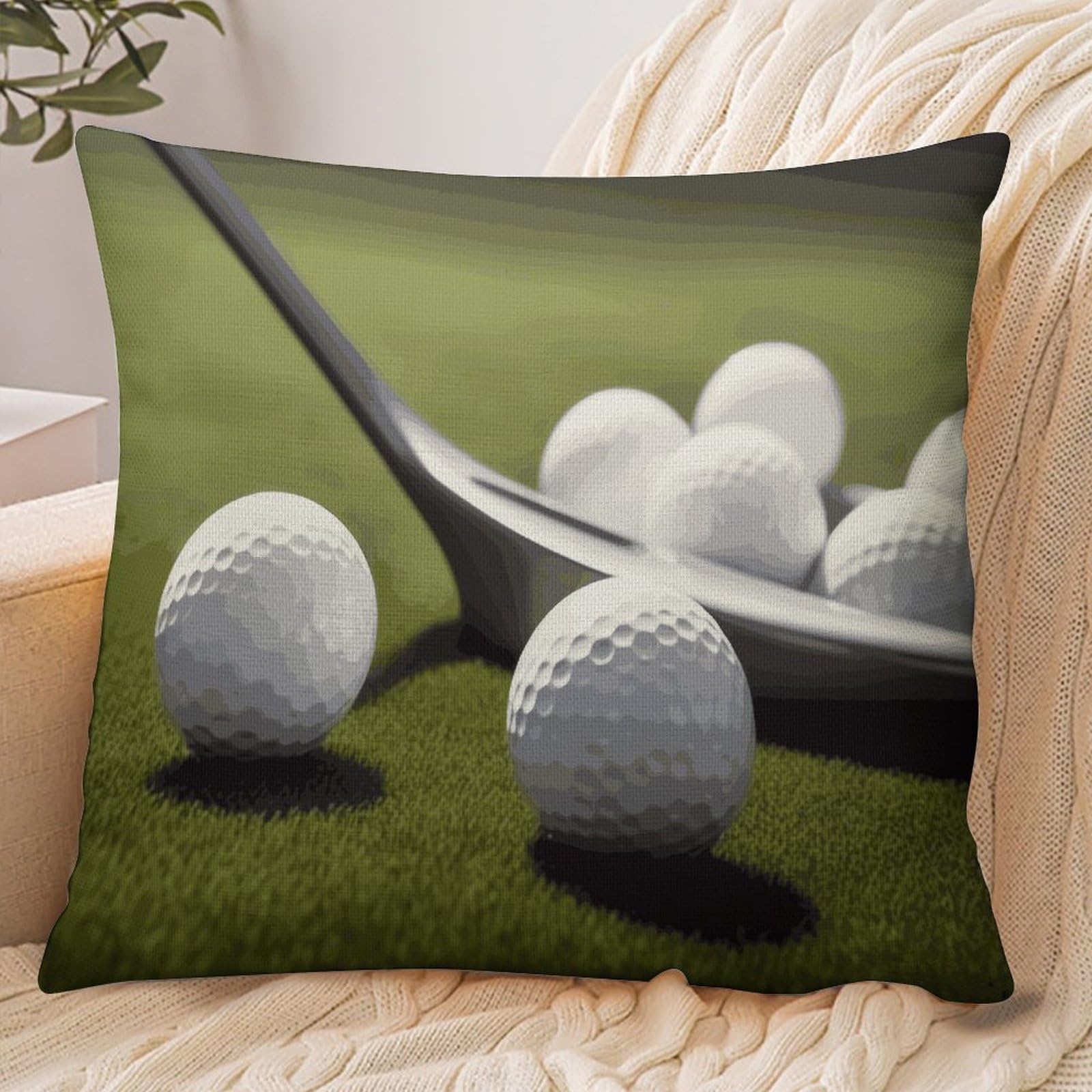 Fekiloot Style Golf Pillowcase Pillow Sham Pillow Case