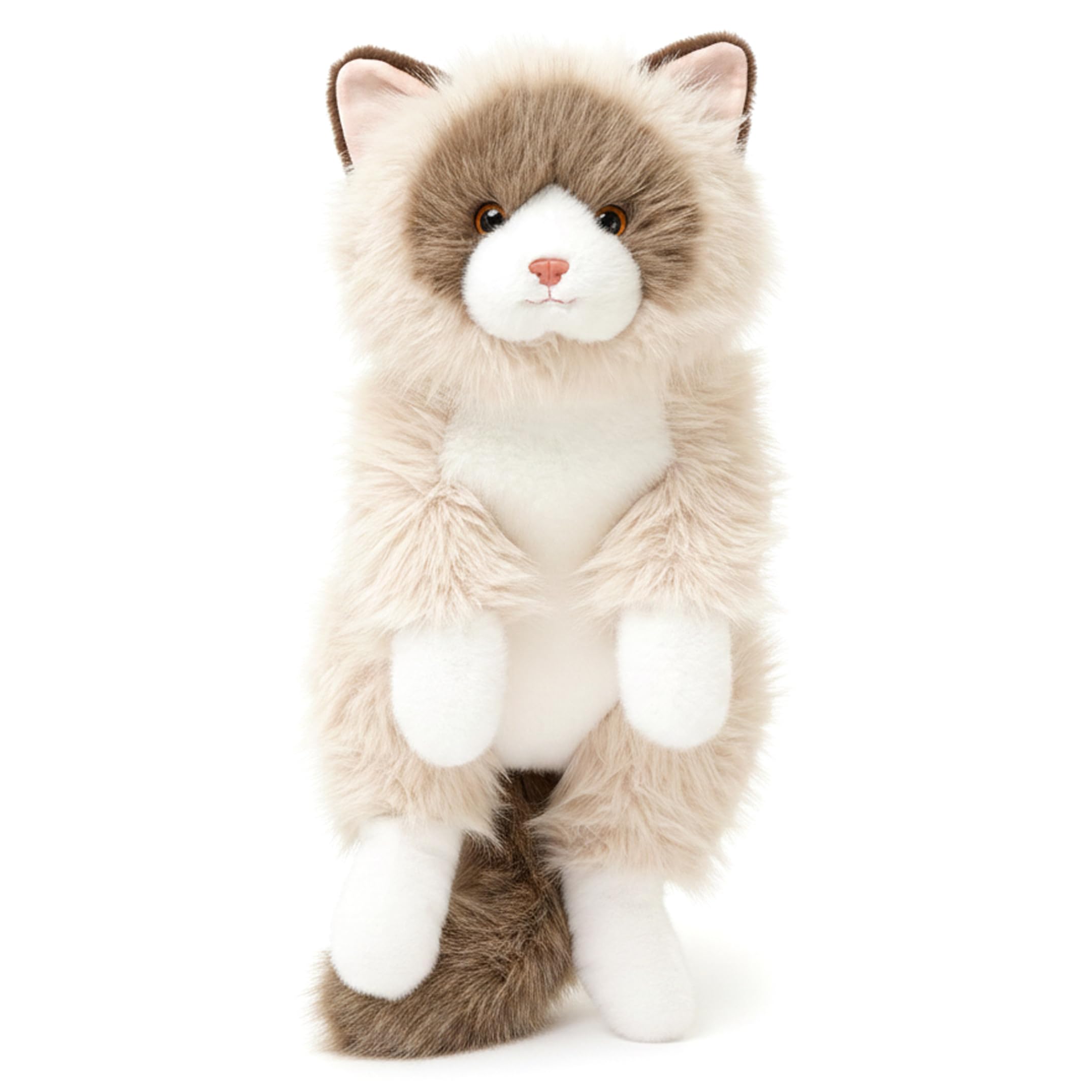 Peluche de Gato Peluche de Gato Ragdoll 45 cm Suave y Realista para Mayor Comodidad y decoración Ideal para niñas Parejas.