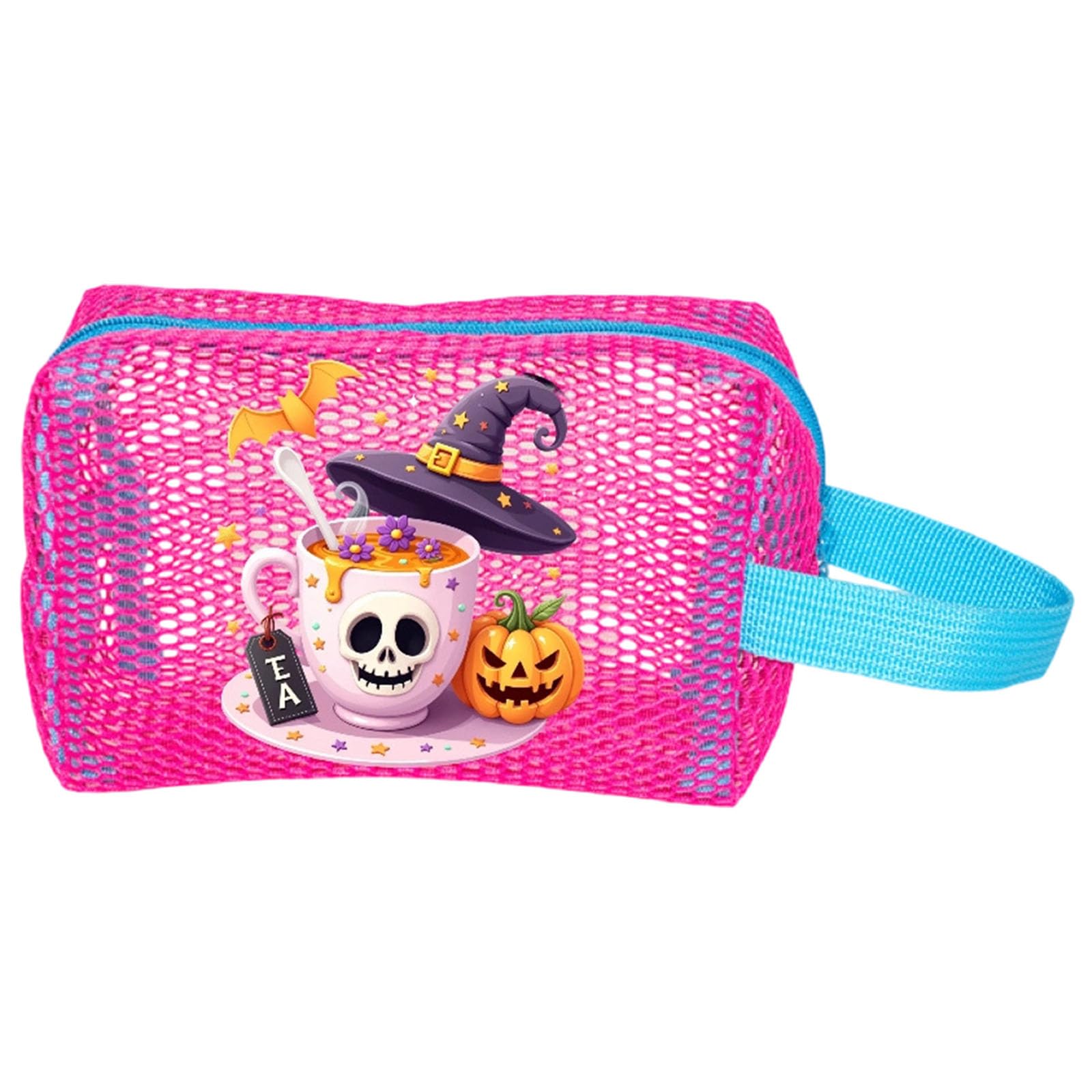Tsophreniq Halloween Candy Collection Bags for Children Sturdy Meshes Trick or Treating Pouches Party Supplies Sturdy Mesh Halloween Treat Bags for Kids