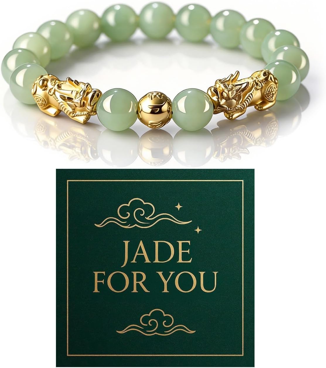 Money Bracelets for Women, Good Luck Feng Shui Lucky Wealth Bracelet, Jade Crystal Bracelet Chinese Jewelry Gifts