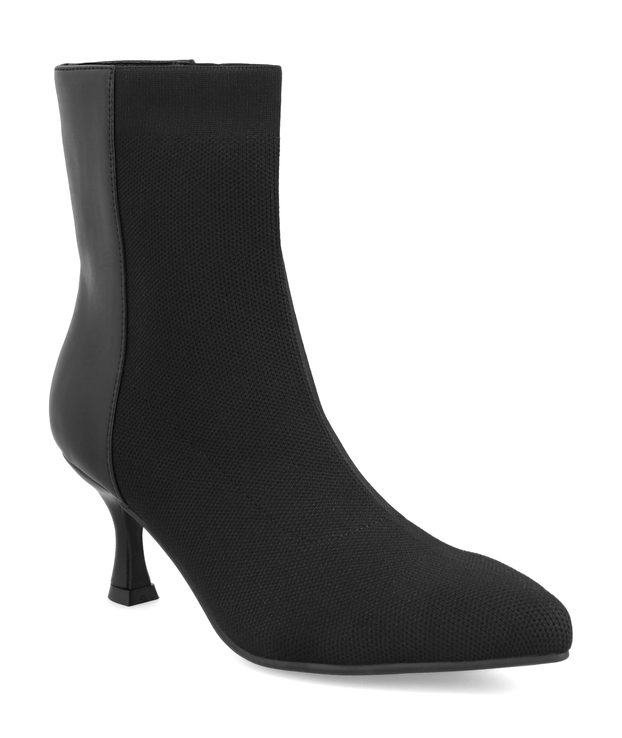 MIA Womens Ediva Kitten Heel Dress Booties