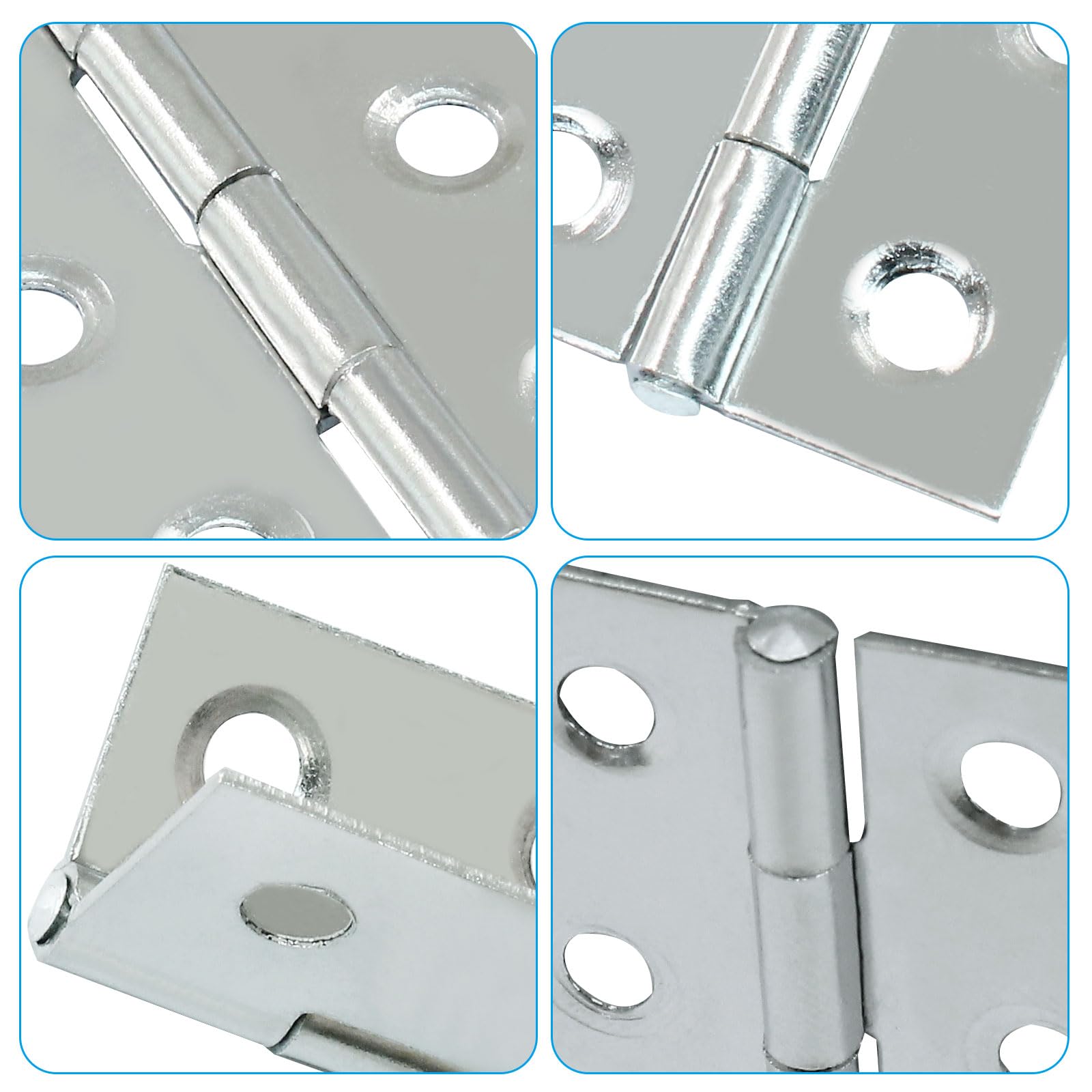 2 Inch Steel Butt Hinges - 20 Pack -4 2 Inch Steel Butt Hinges - 20 Pack -4