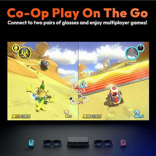 Miniatura 5 de VITURE Un paquete de muelle gafas XRAR y base móvil, compatible con Nintendo Switch, Switch OLED, dispositivos de mano, Fire TV, Chromecast, juego