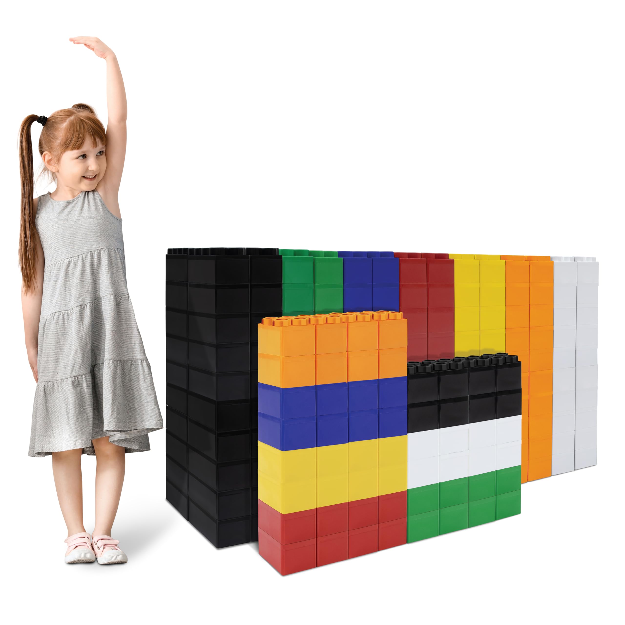 BiggoBlocks Large Building Blocks for Kids Ages 3-8 – 336 Piece Mega Set – Indoor & Outdoor STEM Toy for Boys & Girls