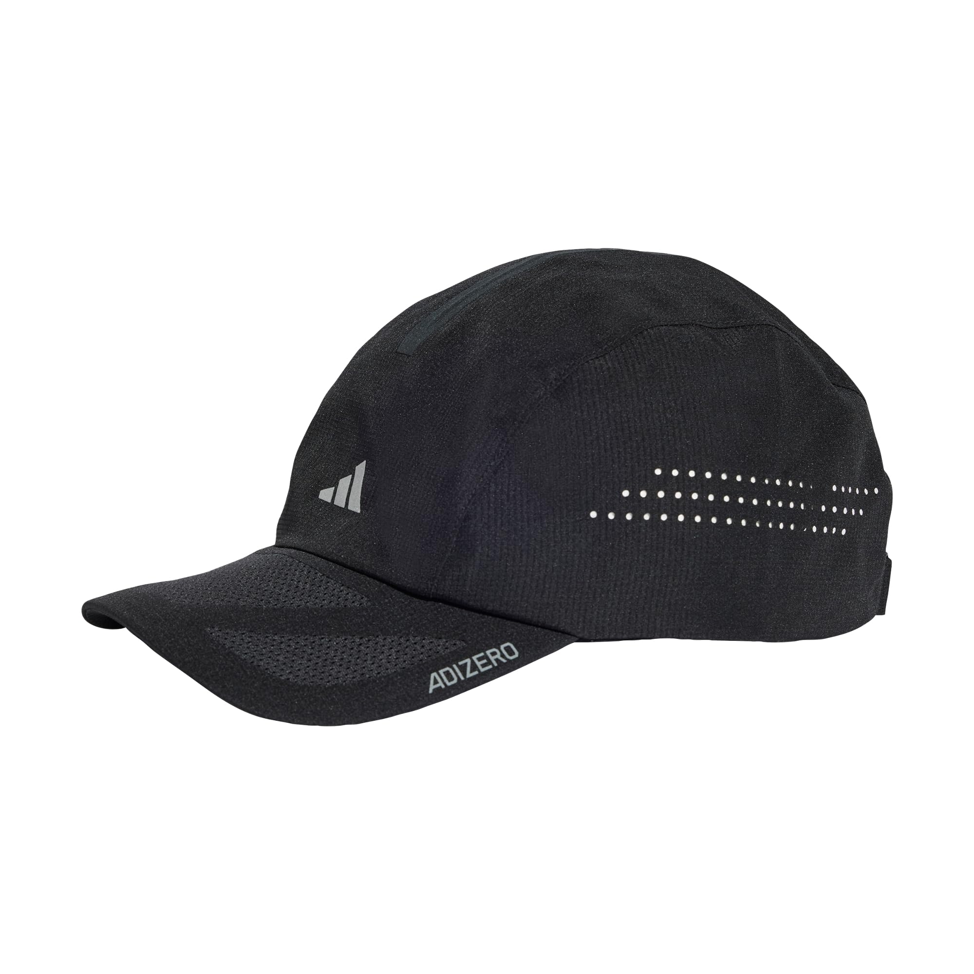 adidas Unisex Adulto Runningxadizero Lightweight Climacool Hat, Black/​Reflective Silver, S-​M
