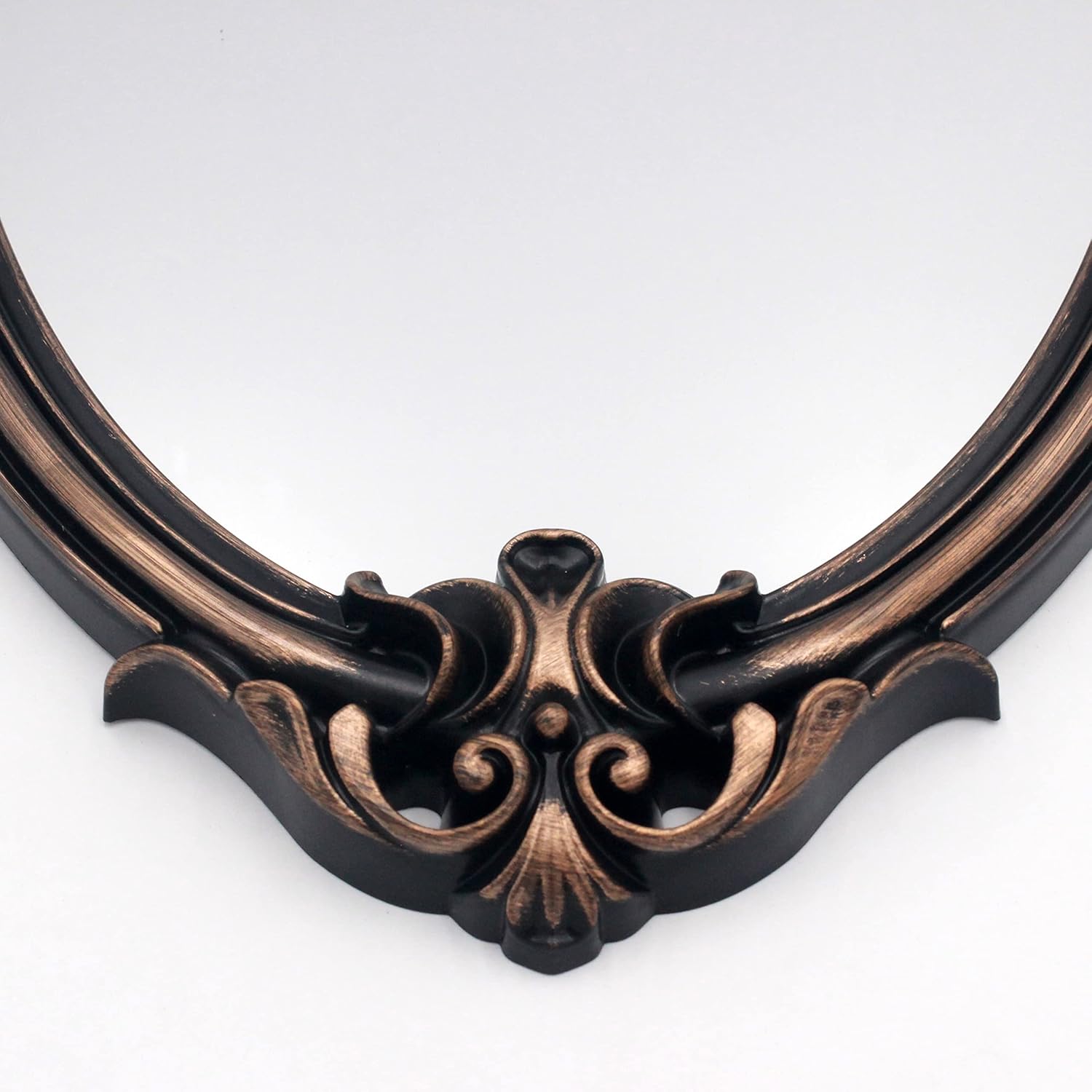 Eaoundm 16.5 x 11.5inch Vintage Mirror Antique Mirror Decorative Wall Mirror Shield Shape (Vintage Gold) image 7 of 7 B0B2K2HPGJ