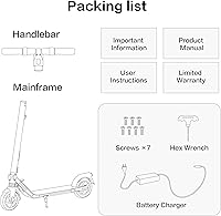 Vista 12 de Segway Ninebot Electric Kick Scooter E2E2 Plus, Up to 15.5 Mi Range, 12.4 and 15.5 MPH Max. Speed, wt 8.1-Inch Tires, Cruise Control - Electric