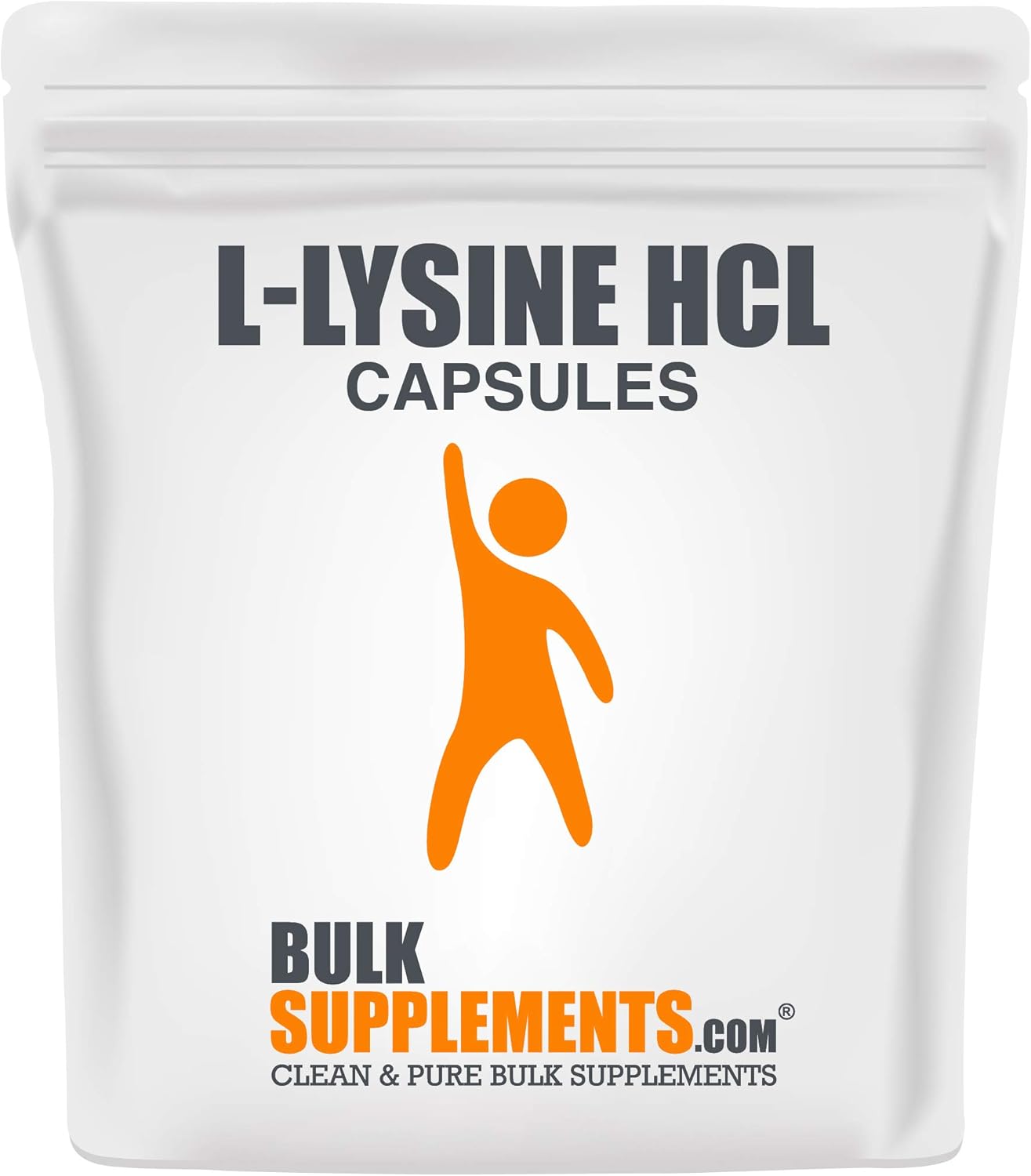 BulkSupplements L-Lysine HCl Capsules - L-Lysine for Cats - Immune Support Formula (100 Gelatin Capsules - 100 Servings) : Health & Household