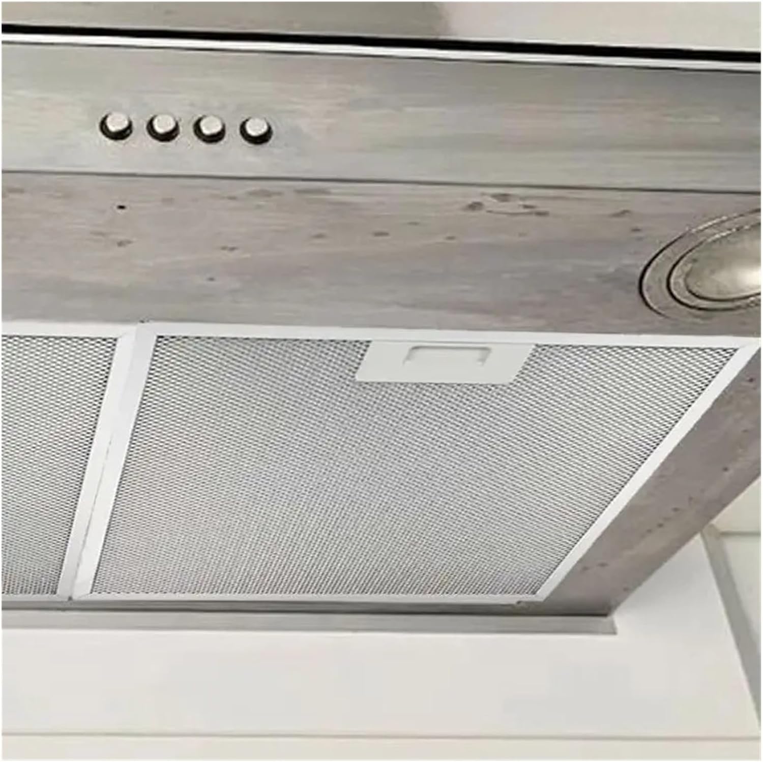 2pcs 325x340x9mm Aluminum Cooker Hood Filters Metal Mesh Extractor Vent Filter Kitchen Range Hood Mesh Cover Replacement Parts