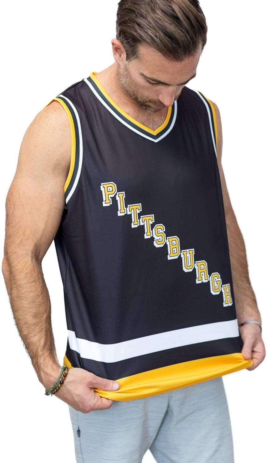 Calhoun Pittsburgh Penguins Pittsburgh Alternate Hockey Tank Black Polyester XXL
