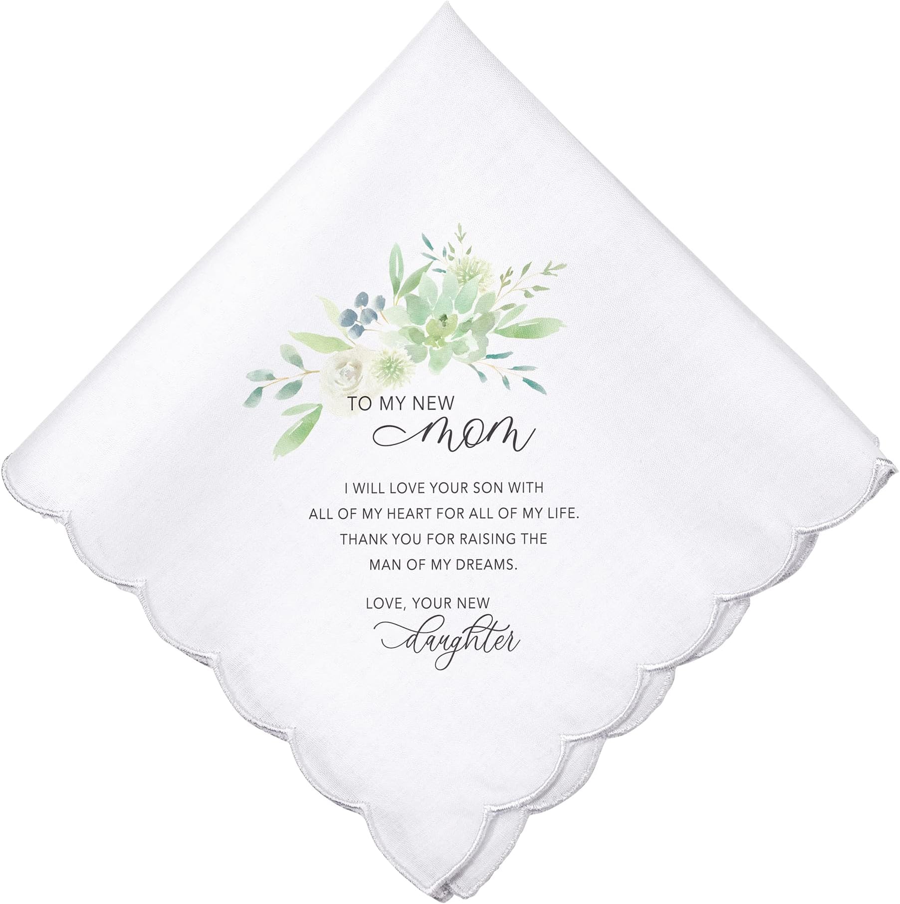 Lillian RoseLillian Rose New Mom Wedding Keepsake Hankie, One Size, White, HA210 NM