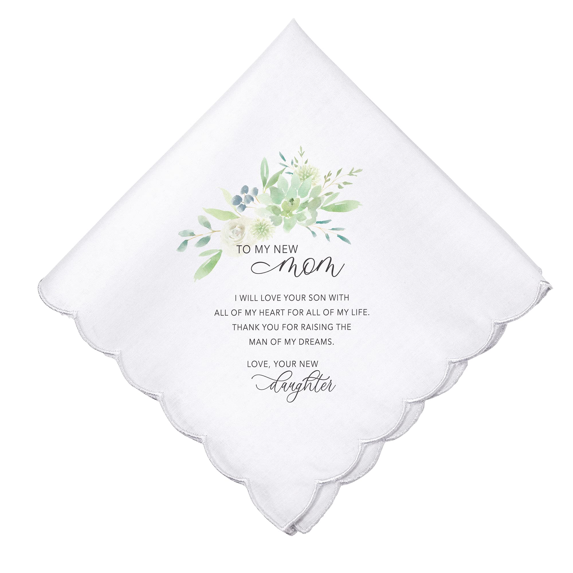 Lillian RoseLillian Rose New Mom Wedding Keepsake Hankie, One Size, White, HA210 NM