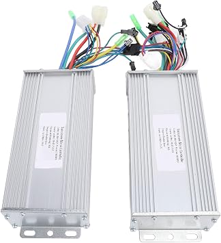Tbest Electric Controller Kit Dual Drive Brushless Display Panel 1000W Dual Drive Brushless Motor Speed Controller Electric Motor Speed Controller 36V 48V 60V Brushless Motor