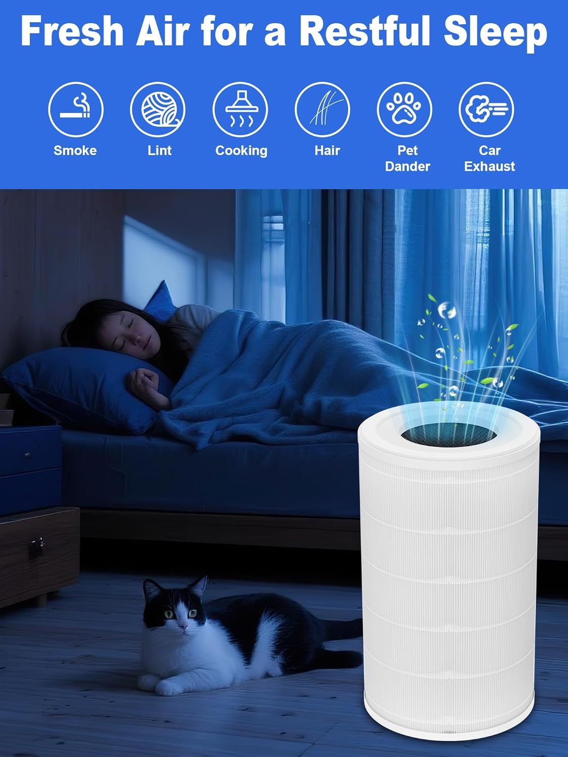 1000 Replacement Filters Compatible with Air Doctor 1000 Air Purifier, 2-Pack Integrated Filters with Premium Filter, Activated Carbon, and Pre-Filter - Compare to ADF1001 & ADF1002 - Image 7