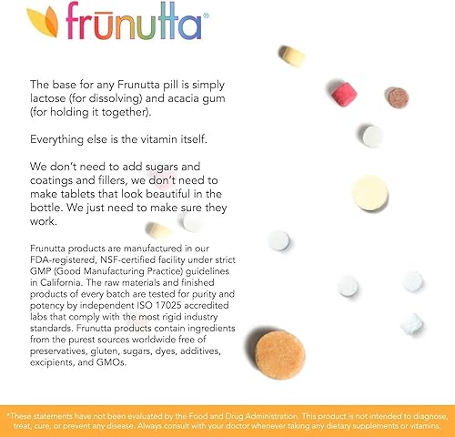 Miniatura 6 de Frunutta Tabletas de disolución instantánea de ácido fólico debajo de la lengua, 1000 mcg x 200 tabletas, suplemento dietético, sin OMG, sin gluten