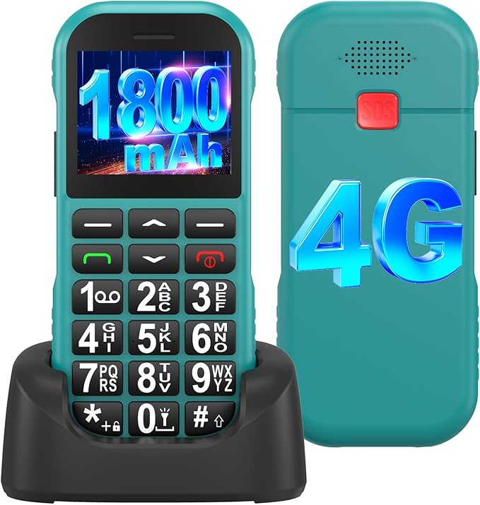 CHAKEYAKE 4G Senior Mobile Phone Review: Practical Phone with Charging Dock
