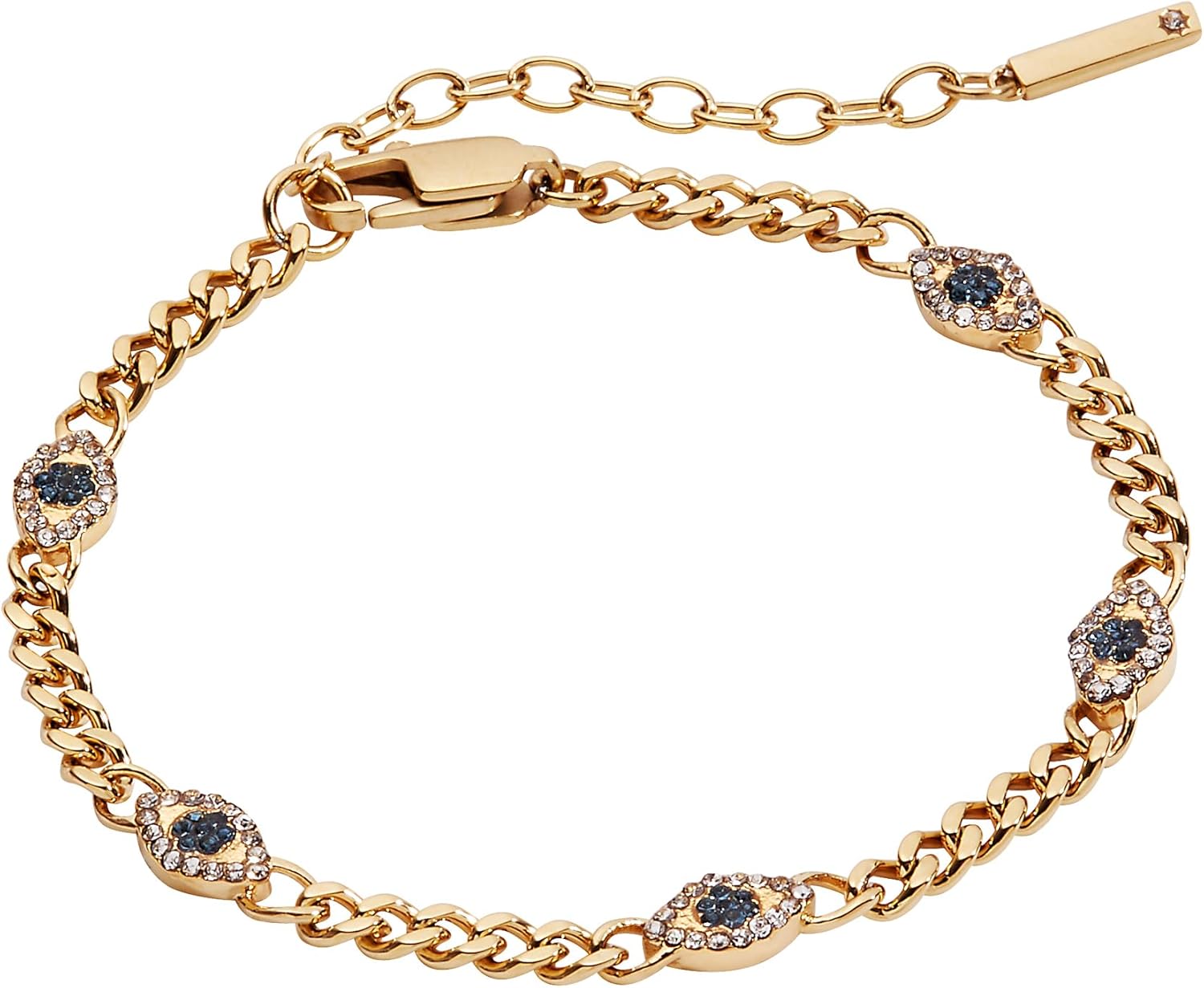 Alex and Ani Evil Eye Bracelets - Sapphire & Crystal Stones, Nickel-Free, Radiant Evil Eye Jewelry for Women