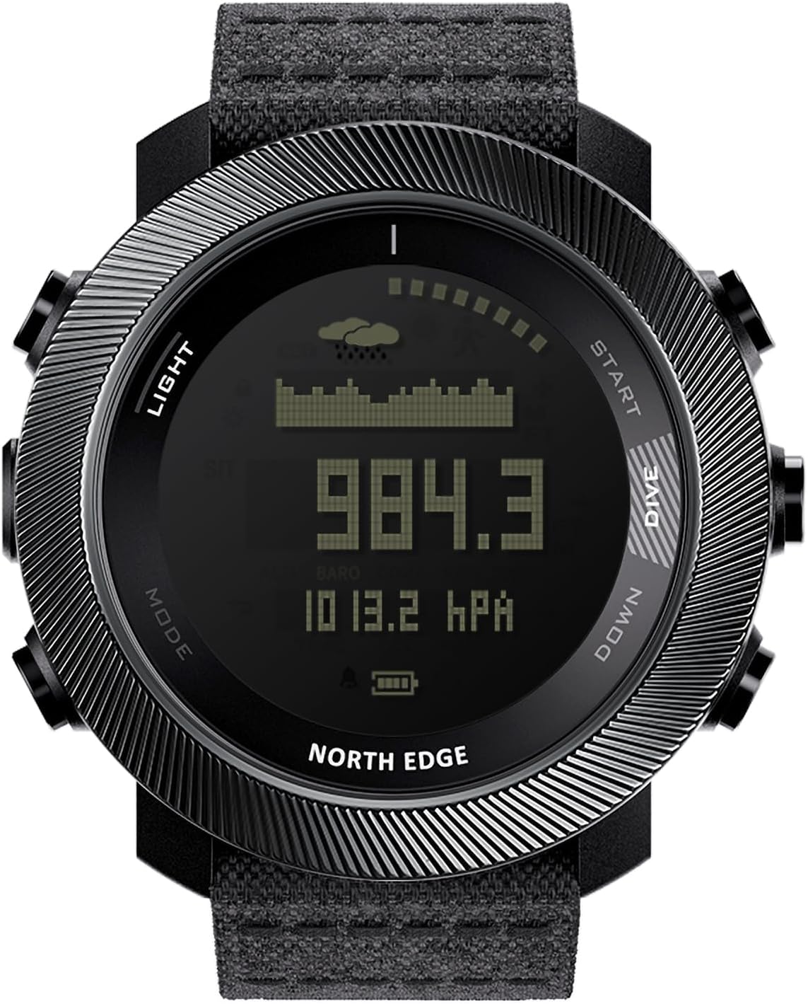 NORTH EDGE Apache D Dive Watch for Men 50M Free Dive