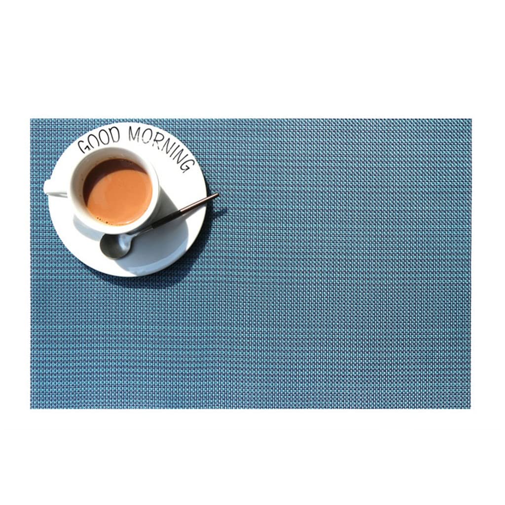 IANSHFKN European Placemats PVC Hotel Home Western Food Mat Linen Japanese Insulation Coaster Table