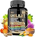 Shilajit Supplement with Sea Moss, Ashwagandha, Tongkat Ali - Shilajit Pure Himalayan Organic Fulvic Acid Capsules - 90 Count