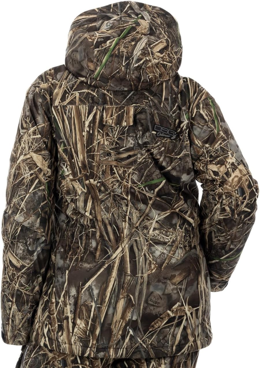 DSG Outerwear Women's Kylie 5.0 3-in-1 Hunting Jacket - Waterproof, Insulated, Camo, Blaze, with Zip in Fleece Liner