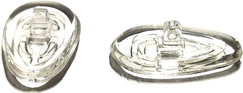 ASKANA Lágrima de silicona suave óptica, almohadillas de nariz de silicona con forma de tornillo para leer lentes graduados, lentes de sol L  0.630