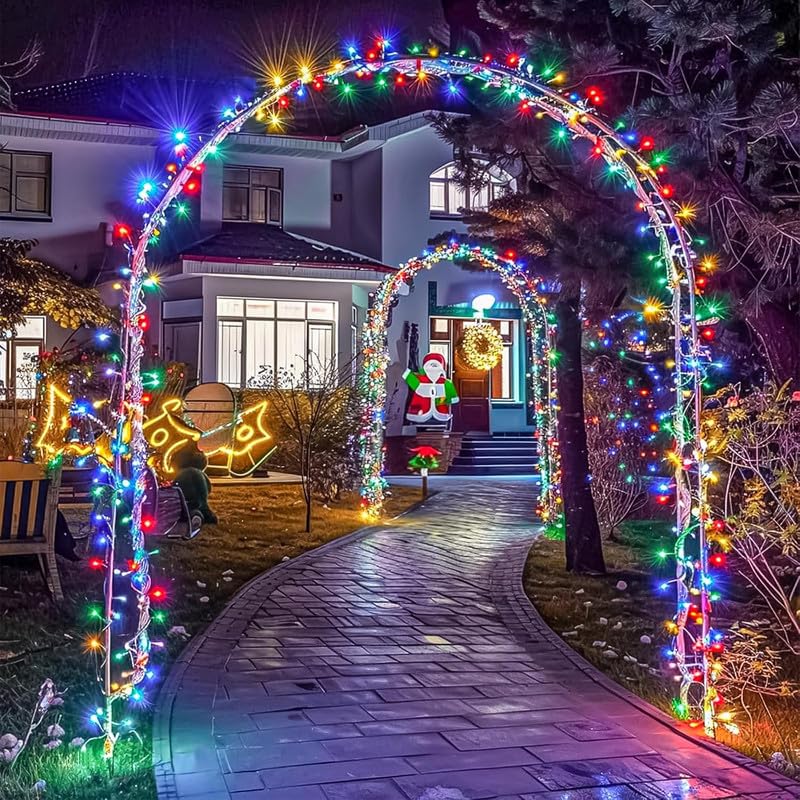 Image of Desidiya 12 Meter (39Ft) LED Rice String Lights - Multi Color Fancy Decorative Fairy Lights for Indoor Outdoor Use, Bedroom, Wedding & Festival Ambience Pack of 2