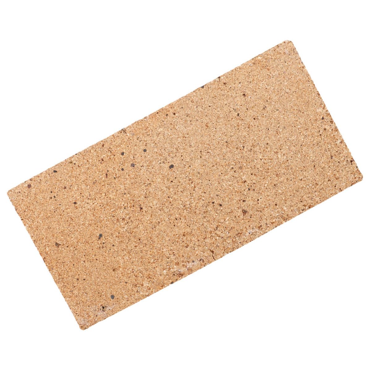Mattone Pz Calore Pietra in Resistente Refrattario 1 | Adatto a Caminetti e Ambienti ad Alta Temperatura, Uso Versatile, Leggero e Resistente All’usura