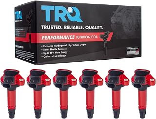 TRQ Ignition Coil Set 6 Piece Performance Compatible with 11-23 Ford 13-19 Lincoln