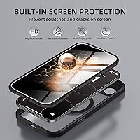 Vista 3 de BERFY Funda para iPhone Air, compatible con MagSafe, protector de pantalla de privacidad integrado y protección de cámara, cuerpo completo