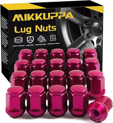 Vista 79 de MIKKUPPA Tuercas de llanta M12x1.5 – Repuesto para Fusion 2006-2020, Focus 2000-2023, rueda de escape 2001-2023 – 20 tuercas negras de extremo
