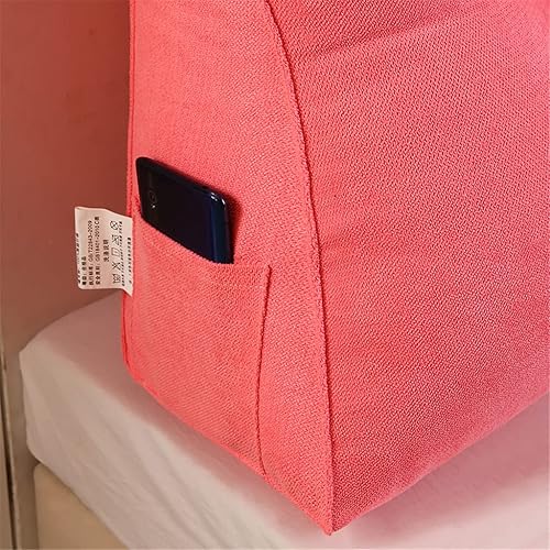 Miniatura 18 de Almohada triangular para cabecero de cama, almohada de lectura de cuña, cojín de sofá cama, respaldo grande, almohadas de apoyo para dormitorio