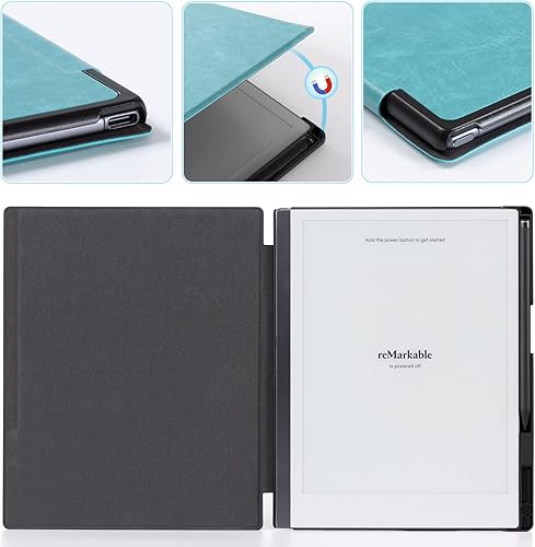 Miniatura 6 de CoBak Funda para tableta de papel Remarkable 2  Funda protectora ligera y rígida con soporte para bolígrafo integrado, para lanzamiento de 10.3