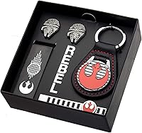 Vista 3 de Star Wars Juego de llavero Rebel, clip de corbata, clip para dinero y gemelos, Metal, N A