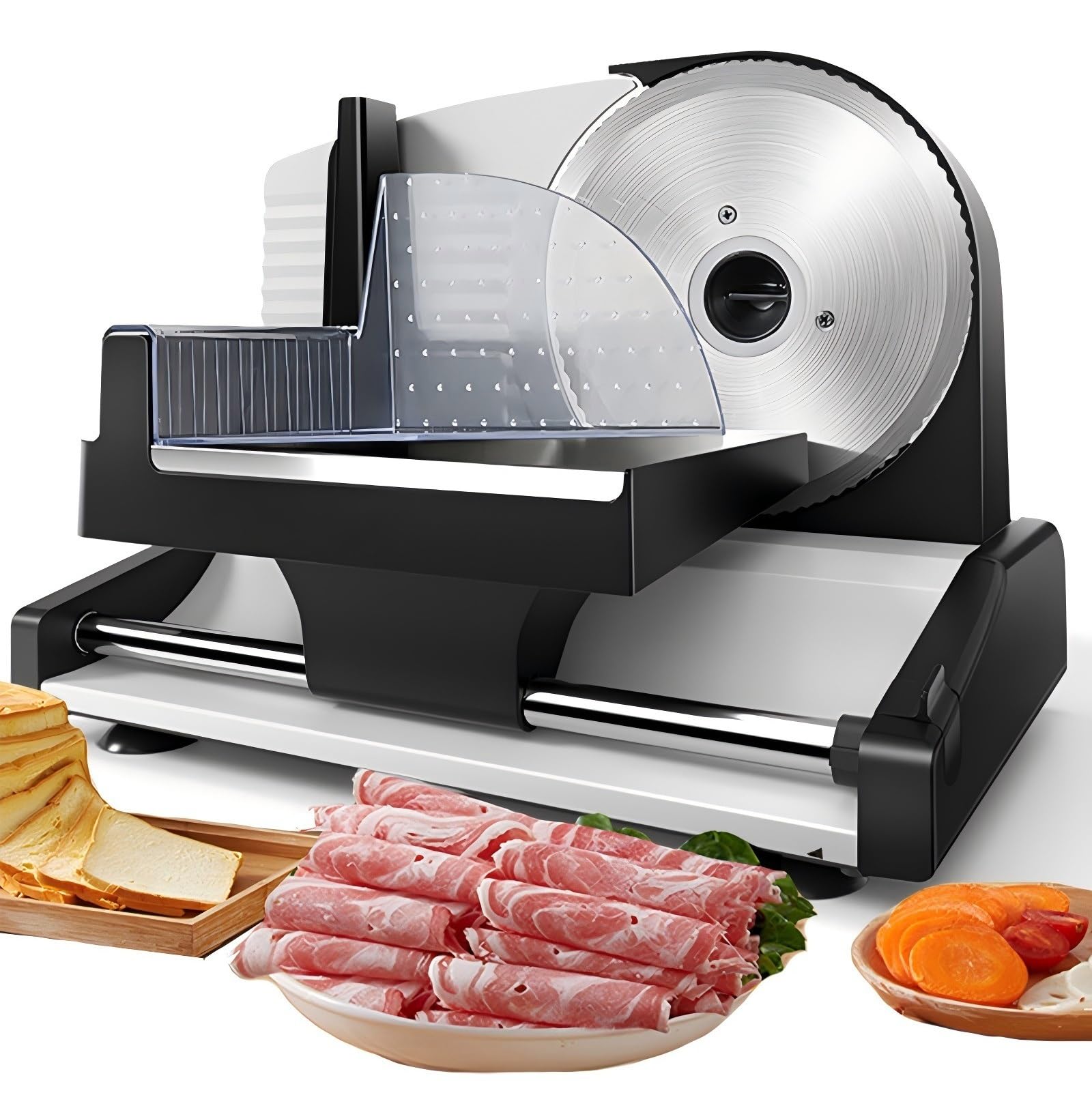 Amazon | 電動スライサー 家庭用電動フードスライサー 肉 業務用