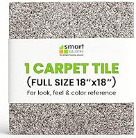 Vista 12 de Smart Squares Easy Street Premium - Azulejos de alfombra hechos en los Estados Unidos, 18 x 18 pulgadas, acolchado suave, aspecto sin costuras