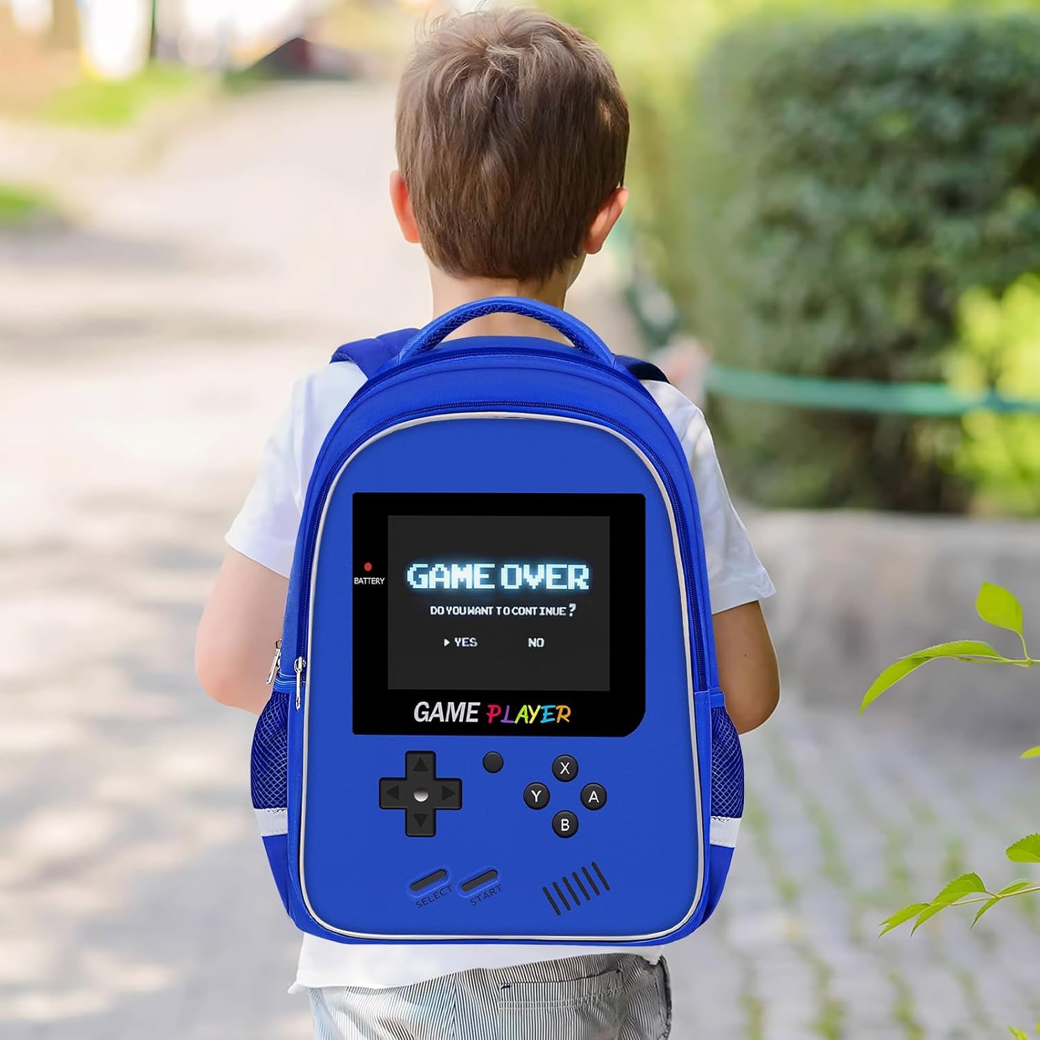 School Backpack For Boys - Gamer Boys Backpack For Kids Children Teens Elementary Middle School - Ages 6-18,17″ - Image 7