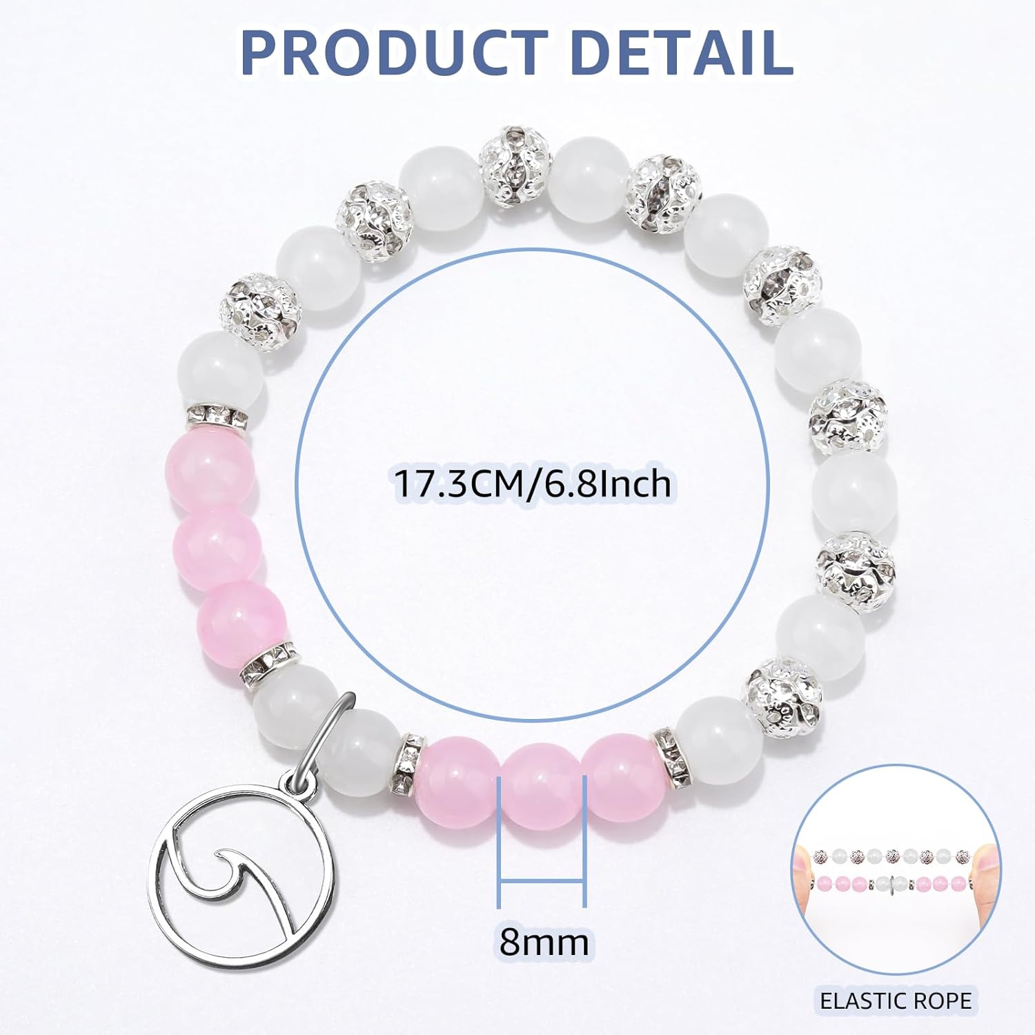 Sisters Bracelets Jewelry Gift for Women Sister Gifts from Brother Bracelet Stretch Bead Sisters Bracelets for Women Sister Birthday Gift Jewelry Anniversary Christmas Valentines Gifts for Friends - Image 3