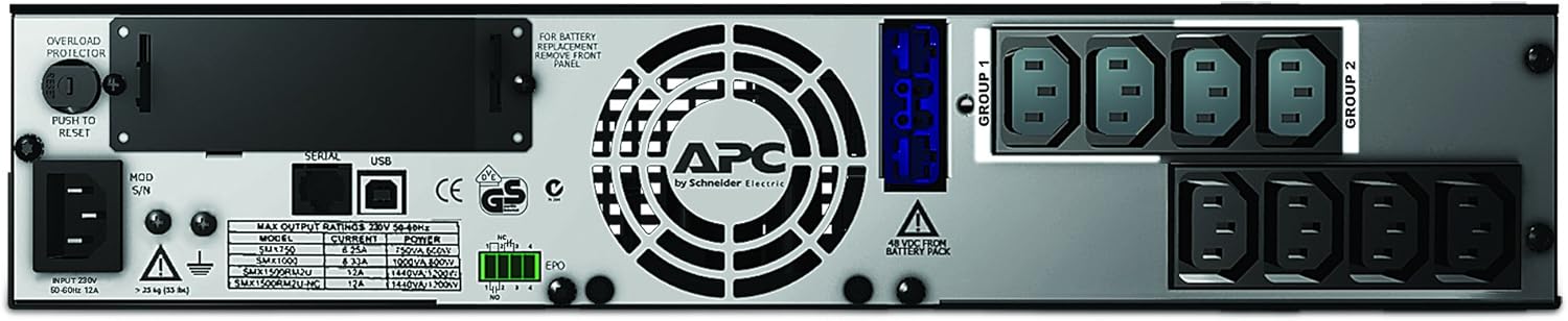 Smart USX 1000VA Rack/Tower LCD 230V