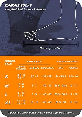 Miniatura 9 de CAPAS Calcetines de neopreno de 0.079 pulgadas, para voleibol de playa, a prueba de arena, calcetines para el agua, para buceo, para mantener